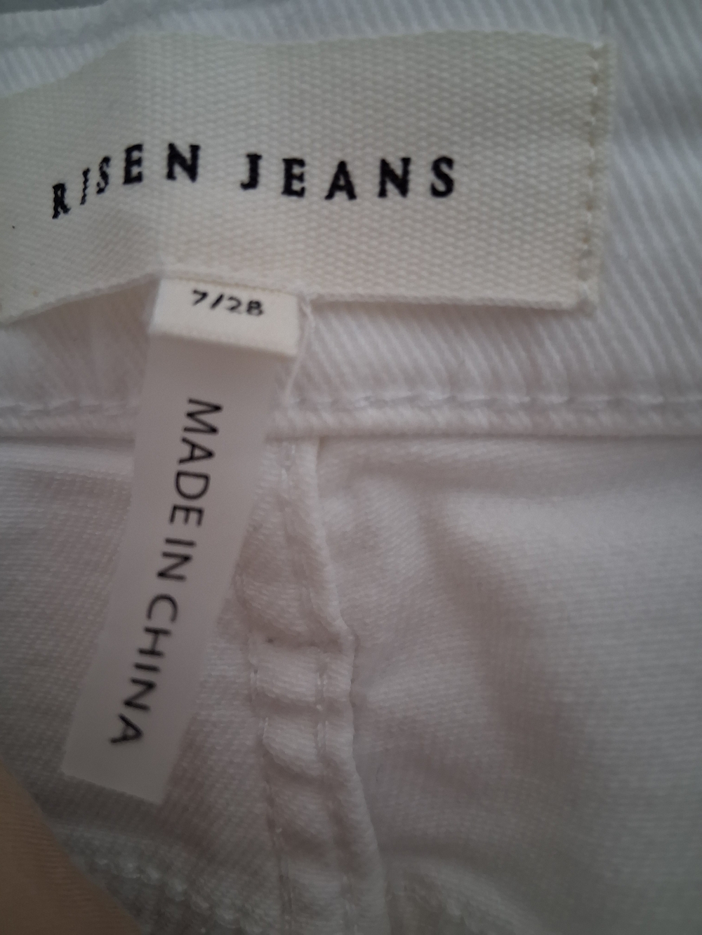 Risen Jeans Women’s White Wide Leg Jeans